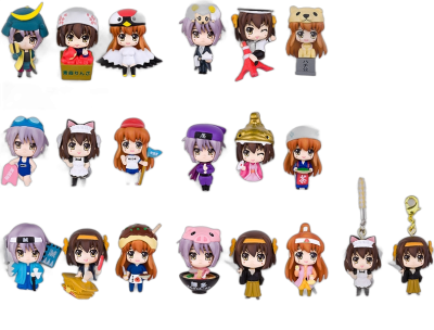 Nendoroid PLUS "The Melancholy of Haruhi Suzumiya" cosplay netsuke & charms