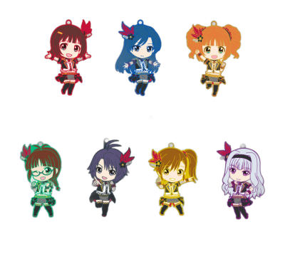 Nendoroid Plus Collectible Rubber Straps: 765PRO ALLSTARS Revolution Night A/B