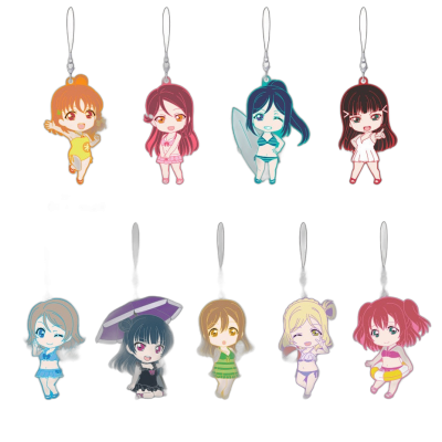 Nendoroid Plus Collectible Rubber Straps: LoveLive!Sunshine!! Swimsuit Ver.