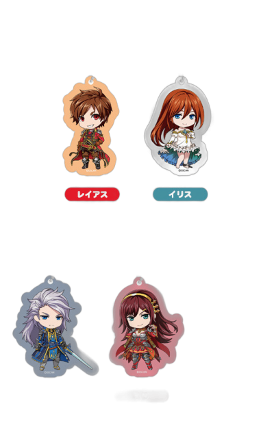 Nendoroid Plus: Grand Summoners Acrylic Keychain Set