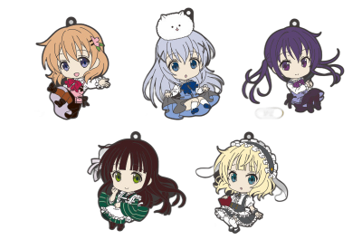 Nendoroid Plus: Is the Order a Rabbit?Cocoa / Chino / Rize / Chiya / Syaro Rubber Straps