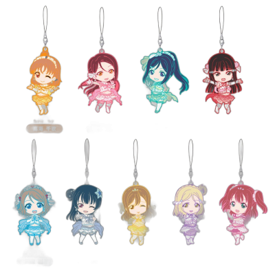 Nendoroid Plus Trading Rubber Straps: LoveLive!Sunshine!! Koi ni Naritai AQUARIUM Ver.