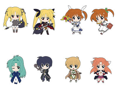 Nendoroid Plus Trading Rubber Straps: Magical Girl Lyrical Nanoha The MOVIE 1st - SCENE 01