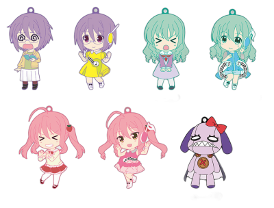 Nendoroid Plus Trading Rubber Straps: Seiyu's Life!