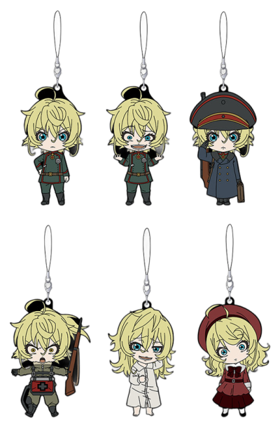 Saga of Tanya the Evil Nendoroid Plus Collectible Rubber Straps