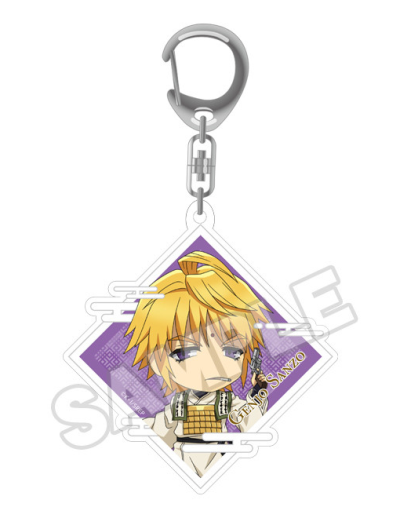 Saiyuki RELOAD ZEROIN Nendoroid Plus Acrylic Keychain: Genjo Sanzo/Son Goku/Sha Gojyo/Cho Hakkai
