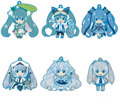 Snow Miku Nendoroid Plus Collectible Keychains Vol. 2