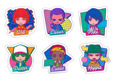 Stranger Things Nendoroid Plus Sticker Set