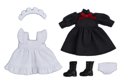 Nendoroid Doll Work Outfit Set: Maid Outfit Long (Black/Green)