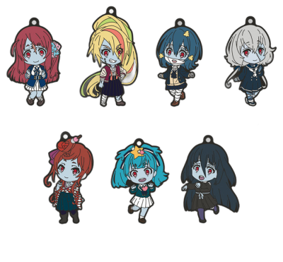 Zombie Land Saga Nendoroid Plus Collectible Rubber Keychains