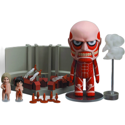 Nendoroid Colossus Titan & Attack Playset