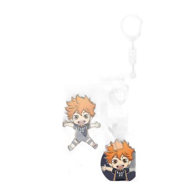 Haikyu!! Nendoroid Surprise Packaging Acrylic Keychain Shoyo Hinata/Tobio Kageyama/Kei Tsukishima/Tetsuro Kuroo/Kenma Kozume/Kotaro Bokuto/Keiji Akaashi/Atsumu Miya/Osamu Miya
