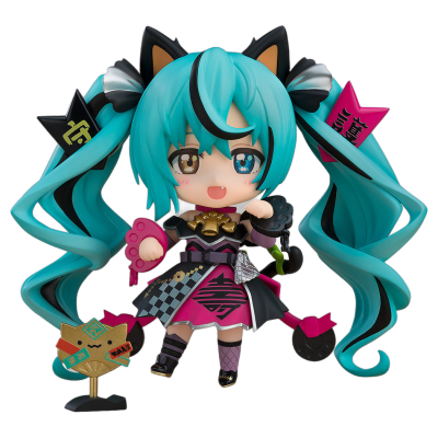 Nendoroid Hatsune Miku: Black Maneki Miku Ver. Dedicated Cat Zabuton Chara-Ani Special Set