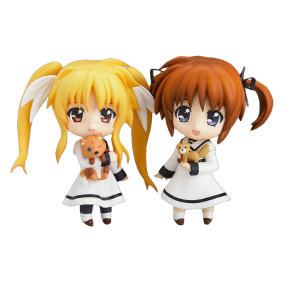 Nendoroid Nanoha Takamachi & Fate Testarossa : Seishoudai Primary School Uniform Ver.