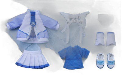 Nendoroid Doll Outfit Set: Snow Miku - Yukiiro Pop Ver.