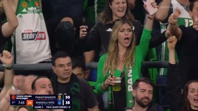 Παναθηναϊκός – Αναντολού Εφές: 76-79  (MD 2 playoffs, 24/04/2025)