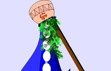 Image of Gudhi for Gudi Padwa. Baalgatha podcast by gaathastory