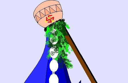 Image of Gudhi for Gudi Padwa. Baalgatha podcast by gaathastory