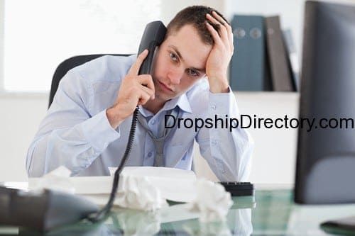 frustrated dropshipper