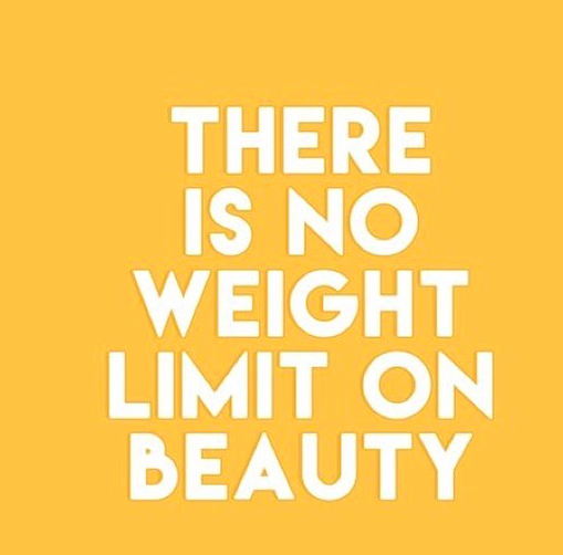 Photo credits: Body image collision. Learn to love yourself no matter what shape or size. 