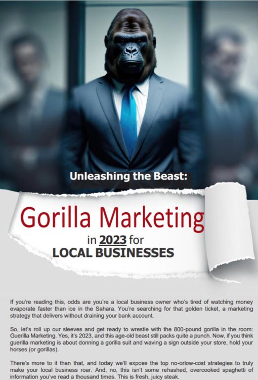 Gorilla Marketing Local Businesses.