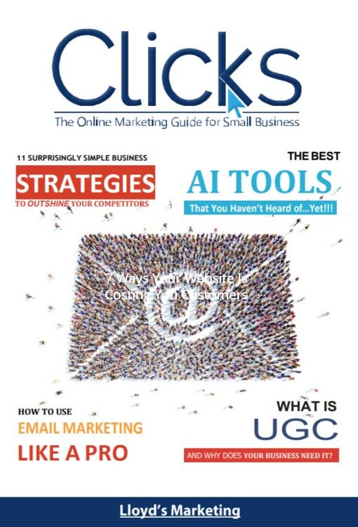 The Front Cover Of Clicks Didital Marketing Magazine Uk April 2023