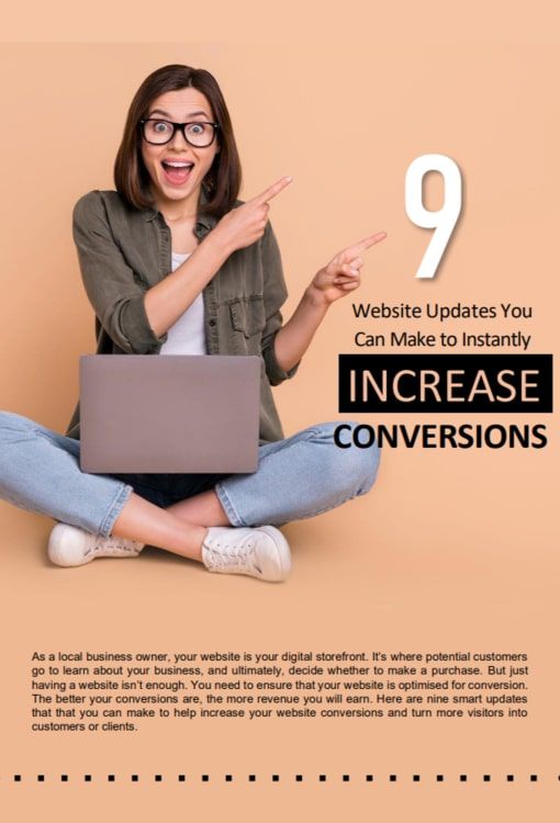 An Article About Nine Ways To Improve Conversions On Your Website.