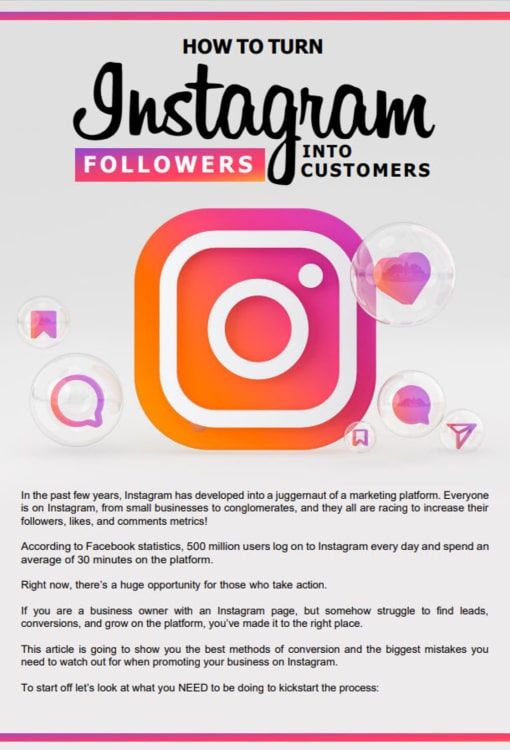 An Article About How You Can Turn Instagram Folloers Into Custome In August'S Issue Of Clicks Digital Marketing Magazine Uk