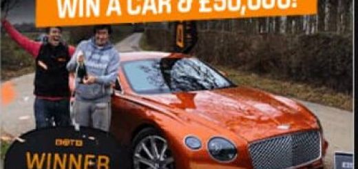 WIN A CAR PLUS £50,000 CASH