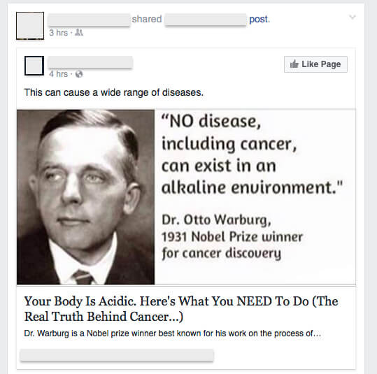 alkaline diet plan cancer