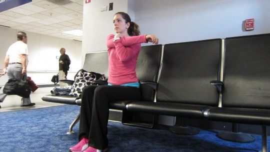 Stretch at the airport