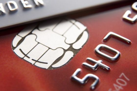 Close up credit cards