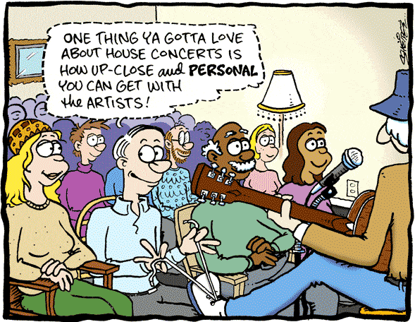 House Concert Cartoon