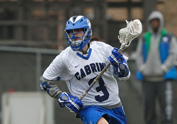 Junior Corey Elmer scored three goals in the Cavaliers’ 10-7 loss to No. 1 SUNY-Cortland on Saturday, March 16. (Cabrini Athletics / Submitted Photo)