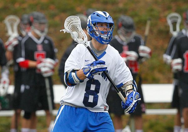 Bobby Thorp (No. 8) scored 3 goals and 3 assists in a 22-2 win over Marywood Uniersity, Saturday, April 13th at Edith Robb Dixon Field. (Cabrini Athletics/Submitted Photo)