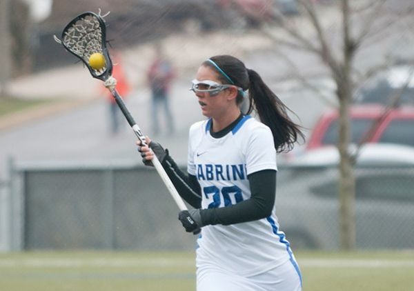 Lacie Doubet scored five goals in the Lady Cavs’ 17-9 win over Alvernia University on Wednesday, March 27. Doubet has 17 goals on the season. (Cabrini Athletics / Submitted Photo)
