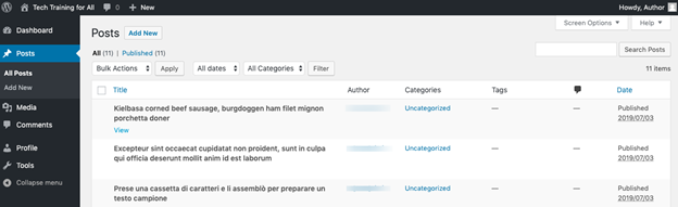 Wordpress user roles 3