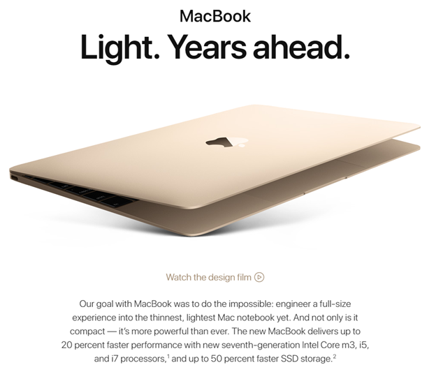 Apple MacBook, Rose gold
