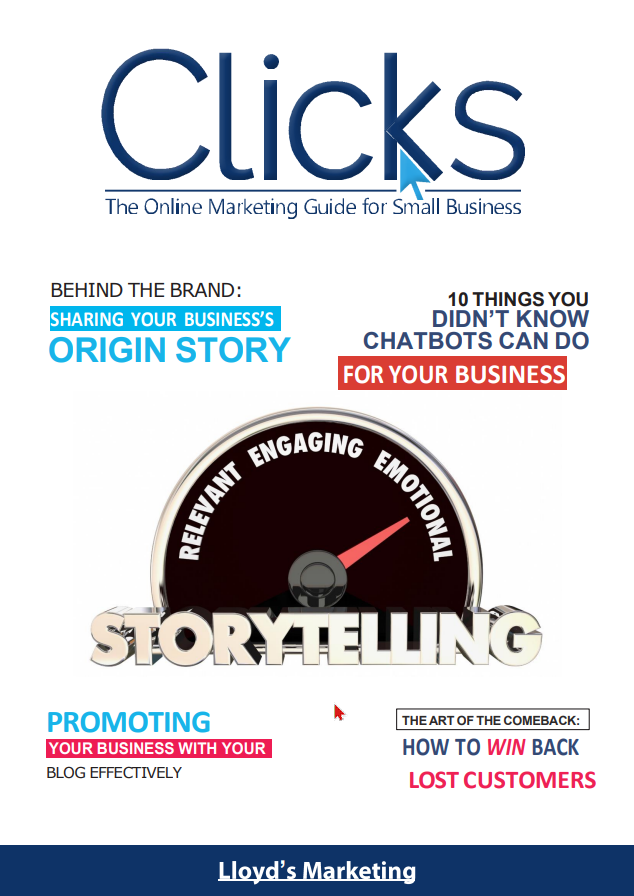 The Cover Of Clicks Magazine.