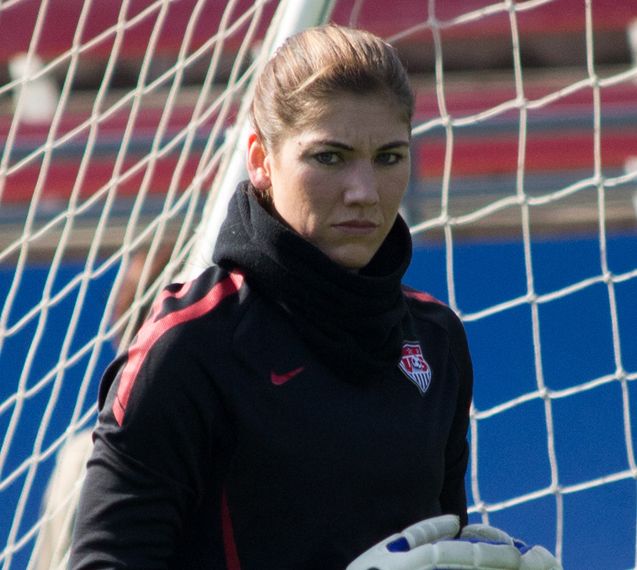 Hope Solo, U.S. women's soccer goalie, is charged with domestic abuse towards her sister and nephew. (Flickr/ Creative Commons)