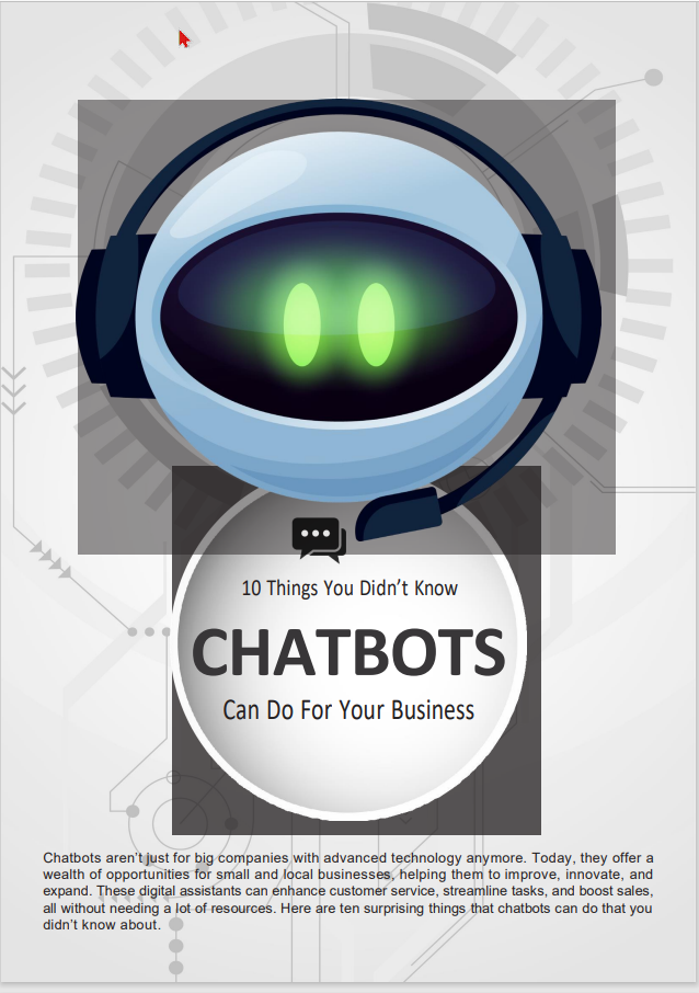 Chatbots Can Do For Your Business Infographic.