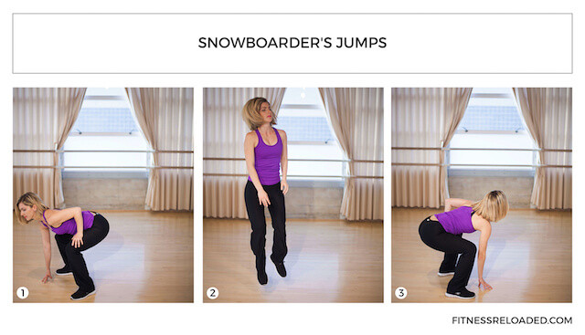 snowboarder's squats