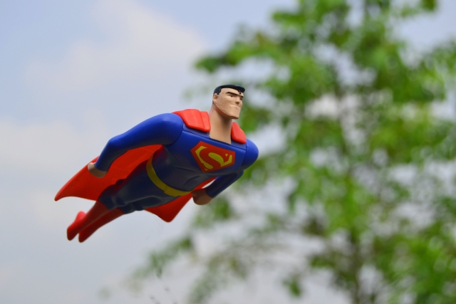 Superman Flying
