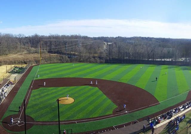 Carroll Field's new turf has proven to a huge benefit for Cabrini as an institution and the baseball team as well. Photo from 