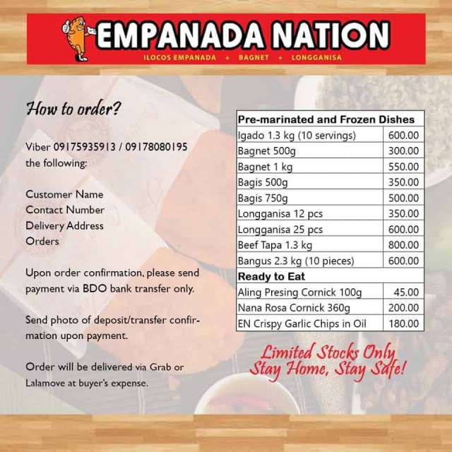 Frozen empanada nation dishes for sale