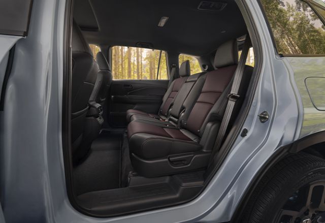 New 2025 Honda Passport at Delaney Honda | Rear seats of a 2025 Honda Passport
