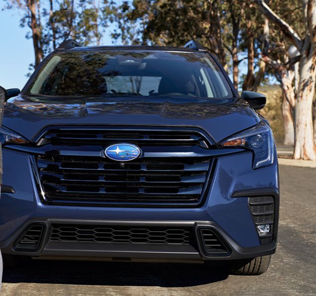 2025 Subaru Ascent at Delaney Subaru in Indiana, PA | Close up of the front end of a 2025 Subaru Ascent