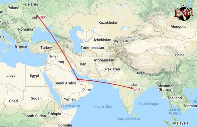 Nagpur to Kiev, Ukraine round-trip for ₹30123 ($434)