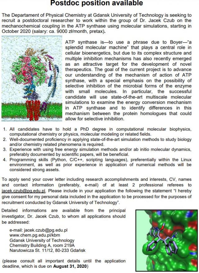 Postdoc in poland