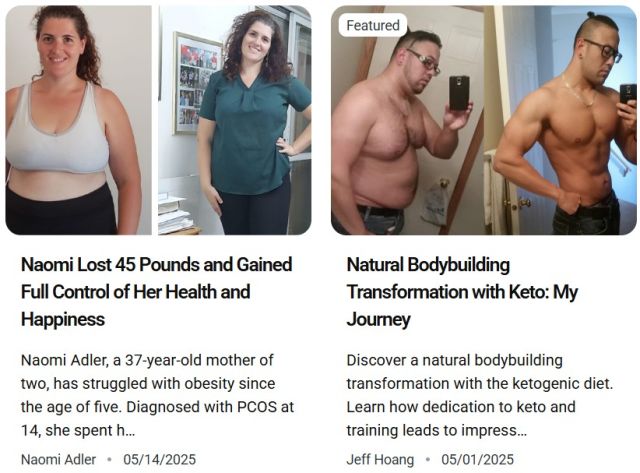 keto before after